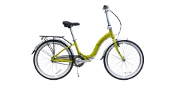 Велосипед Winner IBIZA зелёный колеса 24¨, складной | 2024