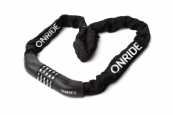 Замок OnRide Tie Code Superior 50 цепной, 7х1000 mm черный