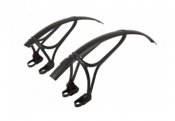Комплект крыльев для велосипеда Zefal 28¨ Shield R35 Set (2543) пластиков. передн.+ задн. с метал. опорами, черн.