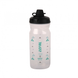Фляга Zefal Sense Soft 65 No-Mud (155Q) 650мл пласт., резьб. крышка Soft-Cap System, прозрачн.