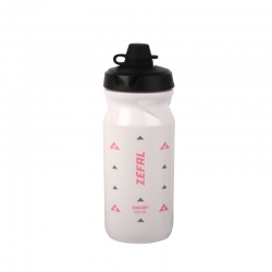 Фляга Zefal Sense Soft 65 No-Mud (155R) 650мл пласт., резьб. крышка Soft-Cap System, белая
