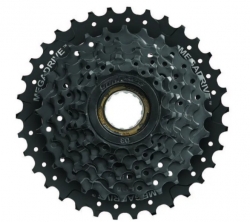 Звезды задние с трещоткой SunRace MFM300 7CV E, 7 скоростей, 13-34T, чёрная
