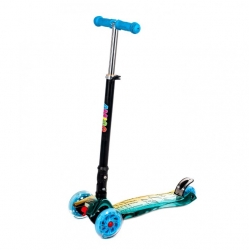 Самокат детский Explore Morris Neo (3-ёх колёсный) голубой