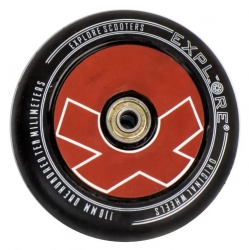 Колесо Explore для трюкового самоката 110мм RED, подшипник abec -9