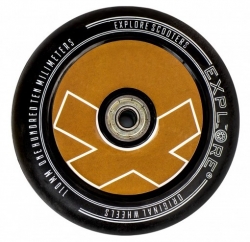 Колесо Explore для трюкового самоката 110мм GOLD, подшипник abec -9