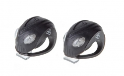 Фара + мигалка OnRide Alien силиконовые черные