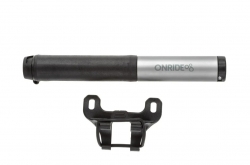 Насос OnRide Query, алюминиевый, со шлангом, два режима, 20 см, 80/120 psi