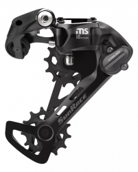 Переключатель скоростей задний SunRace MS100, 10 скоростей, средняя лапка, прямой монтаж