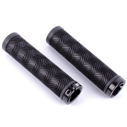 Ручки руля VS FD-156 (130mm) чёрные с замком