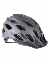 Шлем OnRide Art черно-серый M (55-58см), с вставкой Cool Max