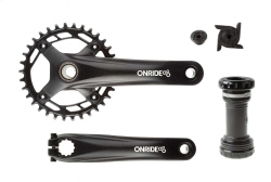 Шатуны OnRide Solo Pro 1120, Hollowtech, 170 мм, 40Т, BCD 110 мм, на 11/10/9 ск., c кареткой