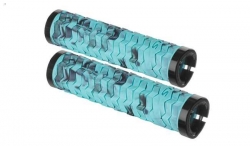 Ручки руля KELLYS Poison Double LockOn бирюзовый