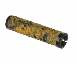 Ручки руля KELLYS Poison Double LockOn жёлтый/черный