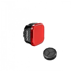 Мигалка задняя Cyclami CY180T, с датчиком тормоза, с поворотниками 1500 mAh, чёрная