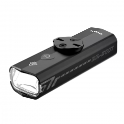 Фара передняя Cyclami BR-500, 2000 mAh, два типа крепления(стандарт, Garmin), чёрная