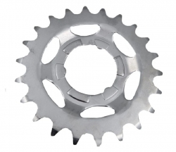 Звезда для втулки Shimano INTER Nexus, Alfine 23 зуб. серебр.