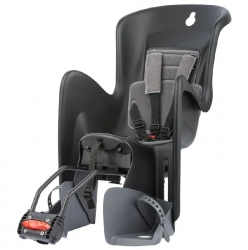 Сидение Детское POLISPORT Bilby Maxi RS, чёрно-серое