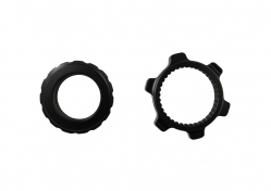 Адаптер(переходник) с Center Lock на 6-болтов с зажимным кольцом Taiwan , чёрный