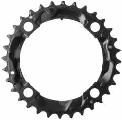 Звезда шатунов OnRide Narrow 32Т, BCD: 104 мм, большая для 3X шатунов, сталь, черная