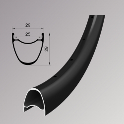 Обод Remerx S-DISC RX 5025 (622x25 mm) 24H FV black E-Bike