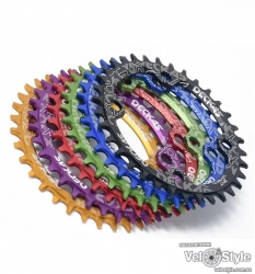 Звезда шатунов Deckas Narrow Wide Round 38T BCD104 ALU, черный