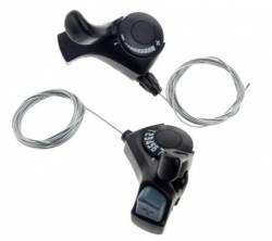 Манетки Shimano SL-TX30  7-зв. пара + тросик, черн