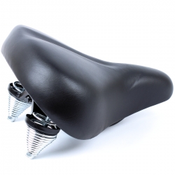 Седло China с двумя пружинами черное SD7013