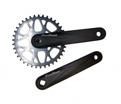 Шатуны SunRace M408 под квадрат 170мм 38T NW (9/10/11 шв) черный (FCM408.00DE.0S0.BX)