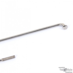 Спица Richman 14G серебристая 2/257 мм