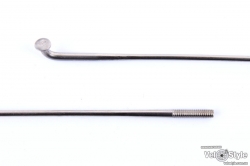 Спица Remerx 13G/2,3 мм, 250 мм, нержавейка, серебристая