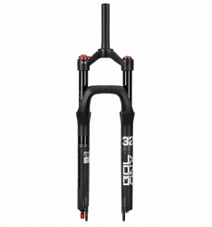 Вилка FatBike Bolany 26х4.0, ход 135mm Fat Bike воздушный, усиленный для fatbike, черный