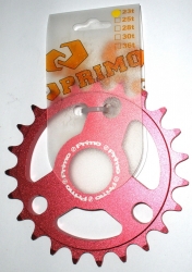 Звезды шатунов BMX PRIMO 23T, CNC 6061, light weight design, красная