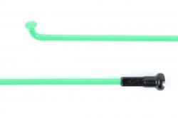 Спица PRIMO 14G, 186мм, forged, зеленая + черный ниппель