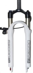 Вилка Rock Shox Recon SL 80mm, Solo Air, Lockout, Pop Loc Remote, белая.