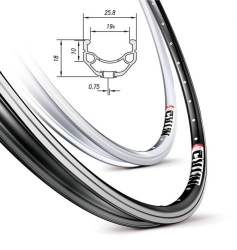 Обод Mach1 NITRO(2.10), 26¨, 36 отв., пистон, серебр, AV 370525