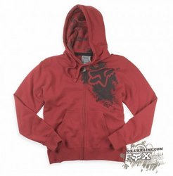 Толстовка FOX Racing Practice Imperfect Zip Hoody Red