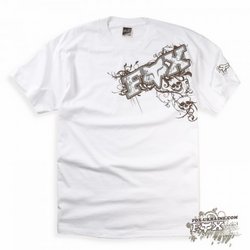 Футболка FOX Racing Graveyard s/s Tee White