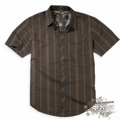 Рубашка FOX Racing Monument s/s Woven Dark Brown