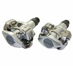 Педали Shimano PD-M505 SPD серебрист.