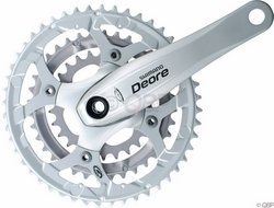 Шатуны Shimano Deore, FC-M530, 175мм, Oct 44x32x22, сер