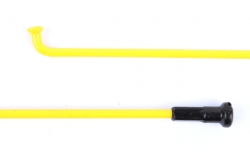 Спица PRIMO 14G, 182мм, forged, желтые + черный ниппель
