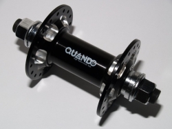 Втулка BMX QUANDO Передняя KT-P09F 48 отв  ,ПРОМ ПОДШИПНИК. M14*100/140MM S45C AXLE, черная