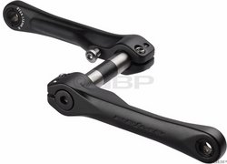 Шатуны BMX PRIMO Powerbite без bb 170мм, forged 7075, steel pedal threads, hollow spindle, черные