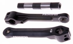 Шатуны BMX PRIMO Hollowbite без bb 170 мм, hollow forged 7075, steel pedal threads, hollow spindle, чёрные