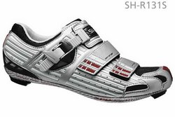 Обувь Shimano SH-R131S спорт/ эксперт шоссе (SPD-SL, LOOK), карбон подошва, серебрист