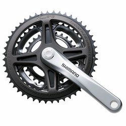 Шатуны Shimano FC-M151 TY, 170мм, 48X38X28, с защитой