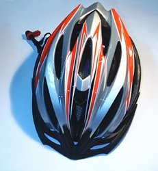Шлем VK Варяг, красный/серебряный/черный M72
