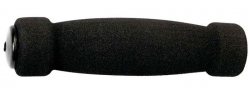 Ручки руля LONGUS Поролон, с заглушк, черн 125мм (пара, комплект) 38211