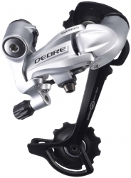 Переключатель скоростей задний Shimano RD-M591 Deore, 9-зв, длин плечо, серебр