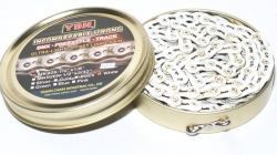 Цепь BMX YBN MK926 Lightest, 1/2x1/8, Hollow Pin, 100 звеньев, белая